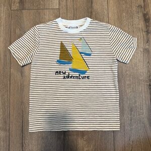 Bonpoint Striped Boat Kids T-Shirt